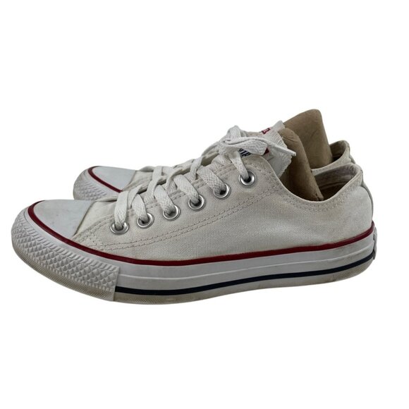 Converse Chuck Taylor All Star White Low Top Shoe M7652 Unisex Men 5 Womens 7 - Picture 2 of 11